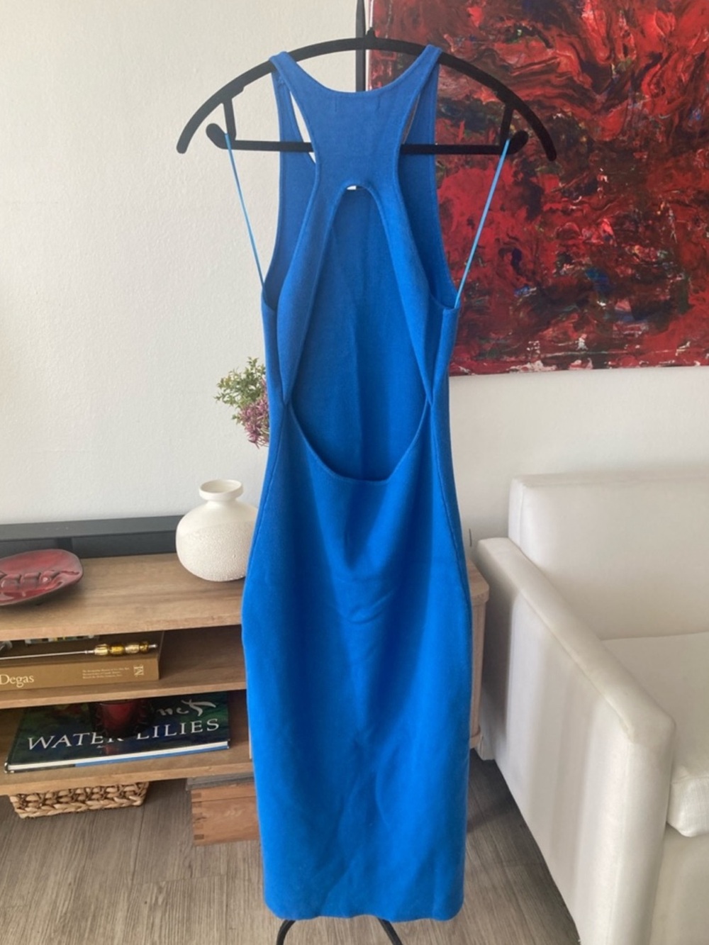 Zara Electric Blue Midi Dress - Picture 2 of 3